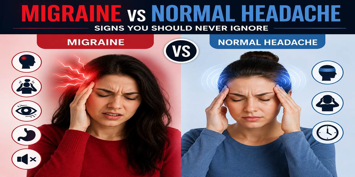 Migraine vs Normal Headache: Signs You Should Never Ignore