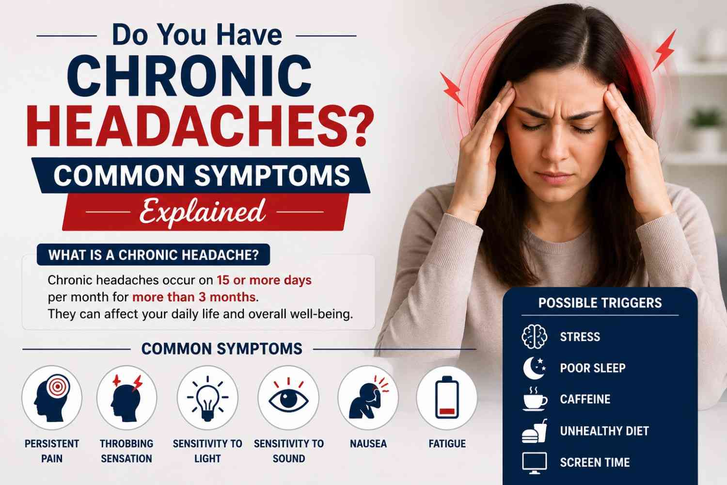Do You Have Chronic Headaches? Common Symptoms Explained