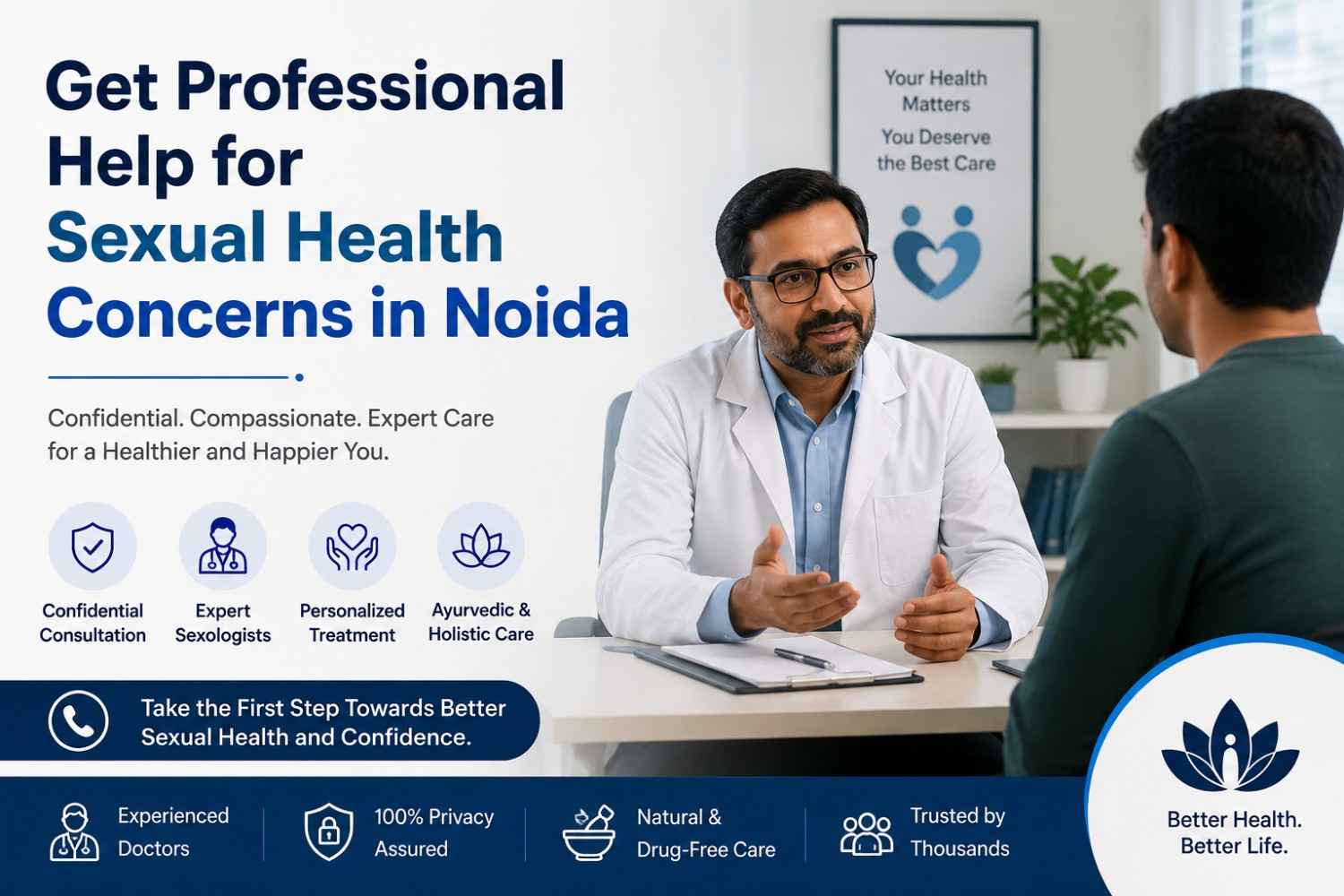Get Professional Help for Sexual Health Concerns in Noida